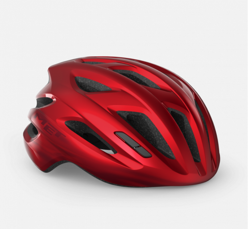 Met Idolo Road Cycling Helmet in Red Metallic