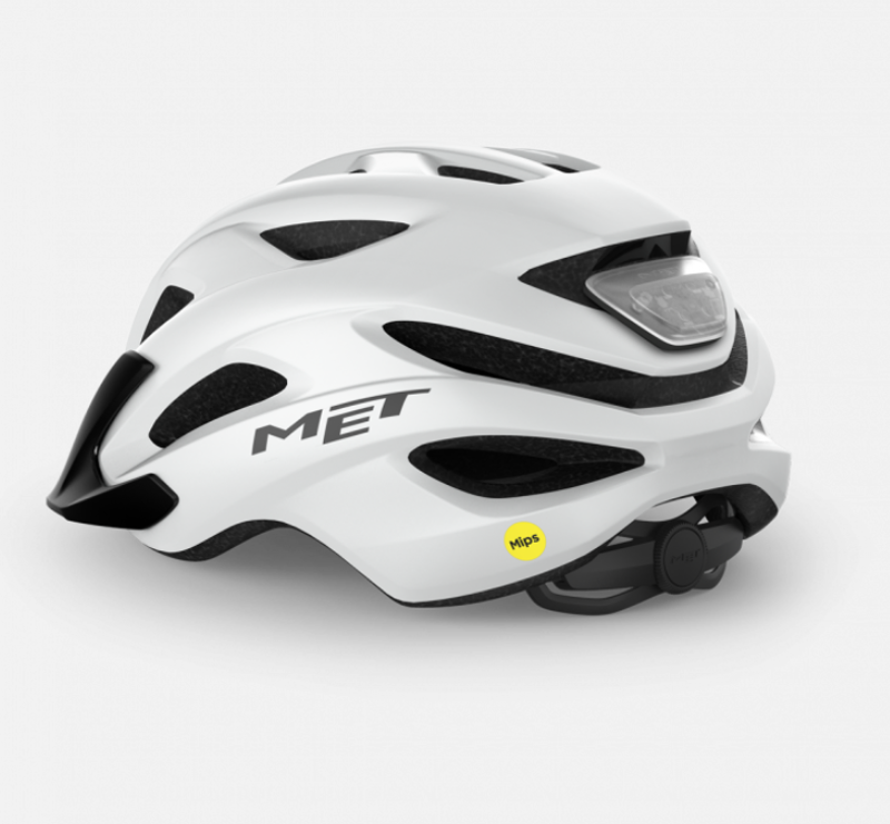 Met Crossover Mips Helmet in White-2