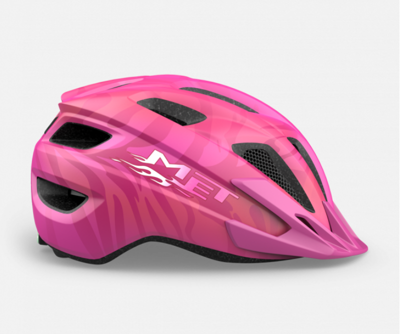 Met Crackerjack Kids Helmet in Pink-1