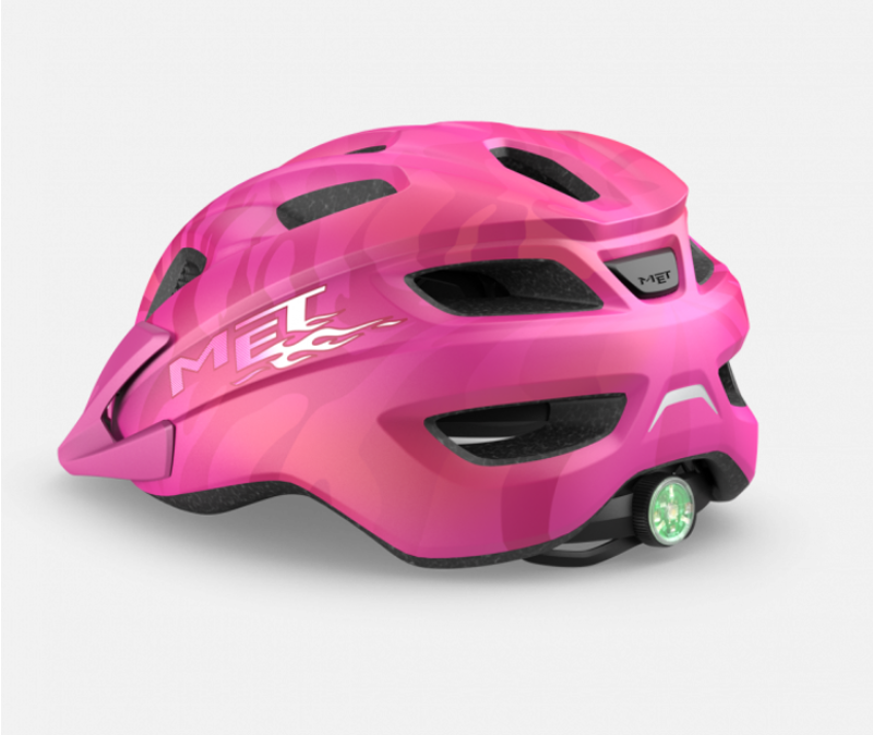 Met Crackerjack Kids Helmet in Pink-2