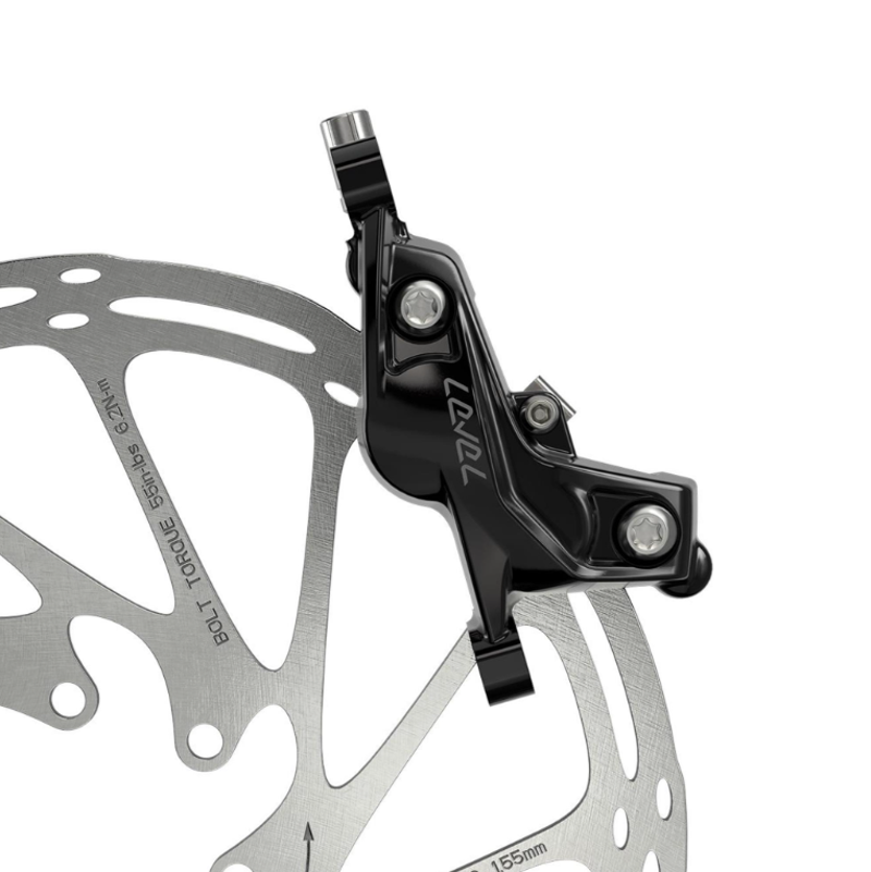 SRAM Disc Brake Level Silver Stealth 4 Piston -4
