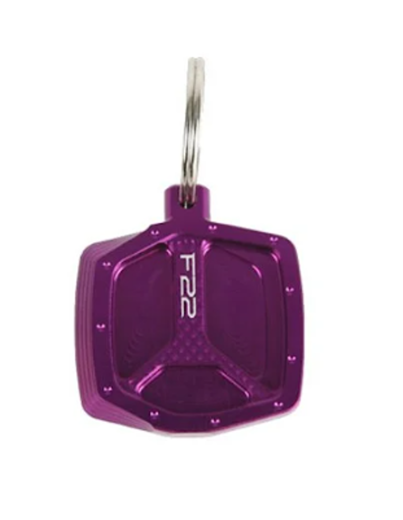 Hope f22 Pedal Keyring - Purple