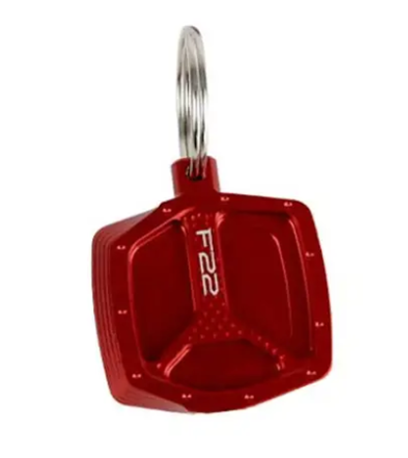 Hope f22 Pedal Keyring - Red