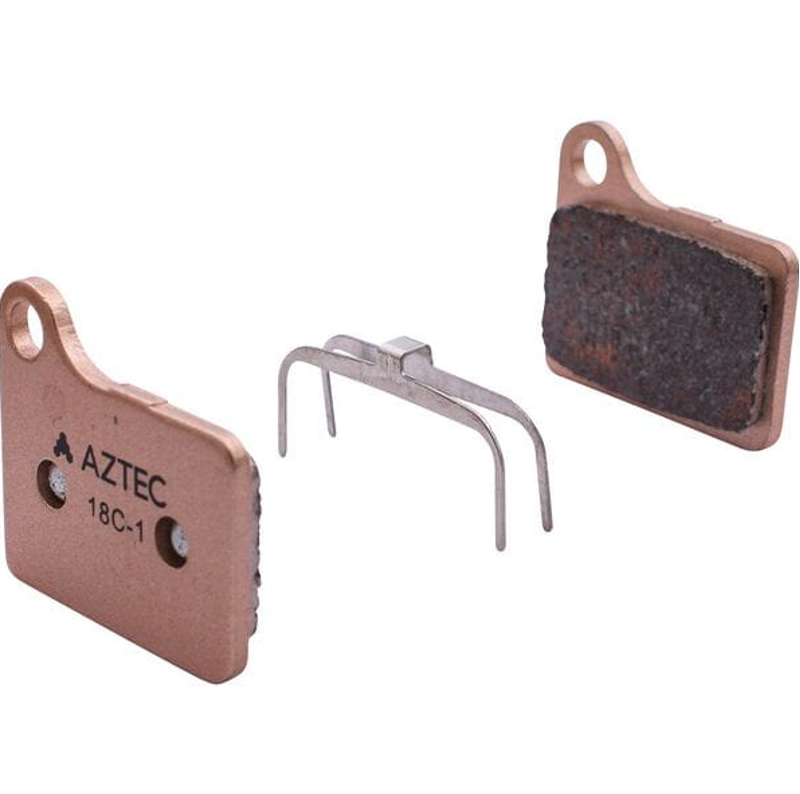 Aztec Shimano Deore M555/C900 Nexave Sintered Disc Brake Pads In Black-1