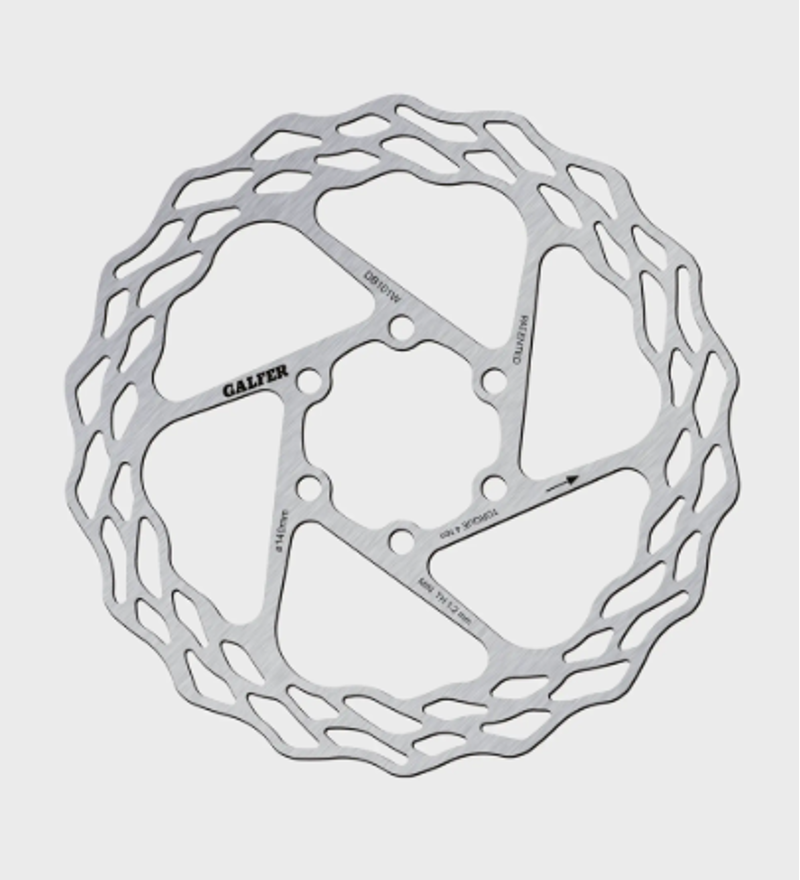 Galfer Wave Road Disc Rotor - 6 Bolt - 1