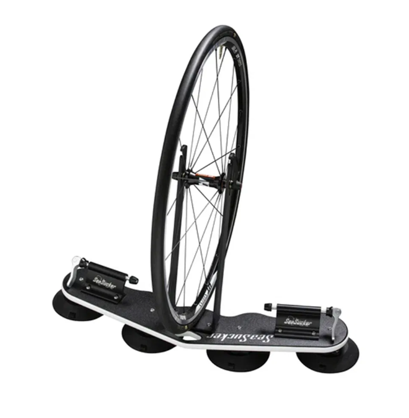 SeaSucker Bolt-On Mini Bomber/Bomber Rack Front Wheel Holder in Black-1