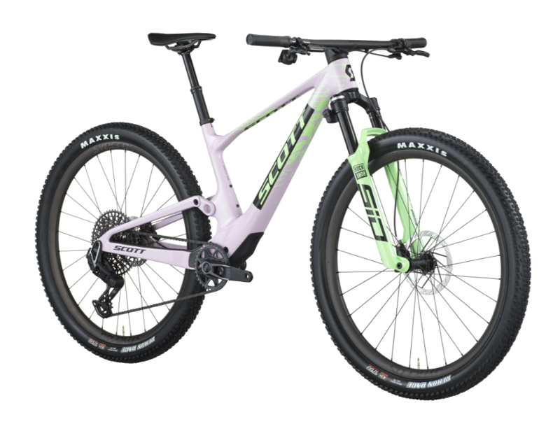 Scott Spark RC World Cup Mountain Bike in Hush Purple-1