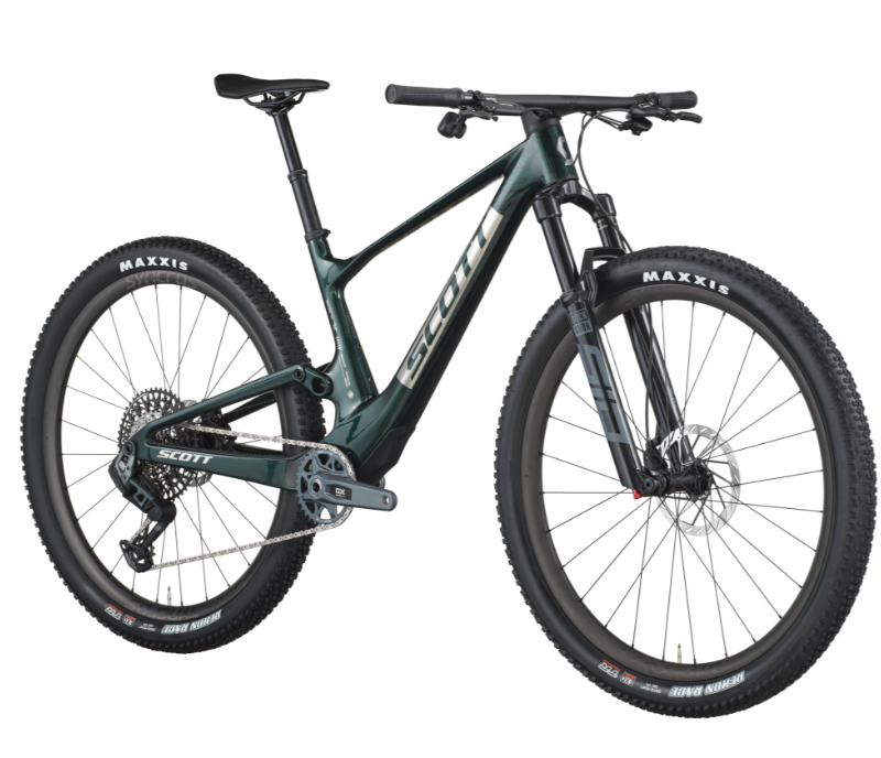 2026 Scott Spark RC Team Issue Mountain Bike - Green -1