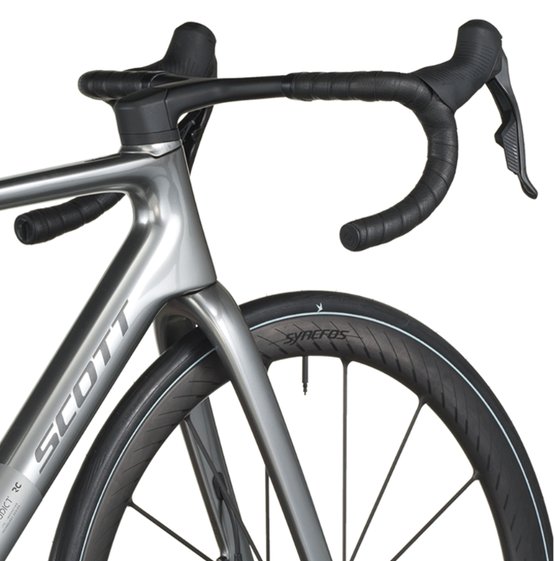 Scott Addict RC Ultimate Road Bike in Chrome Silver-4