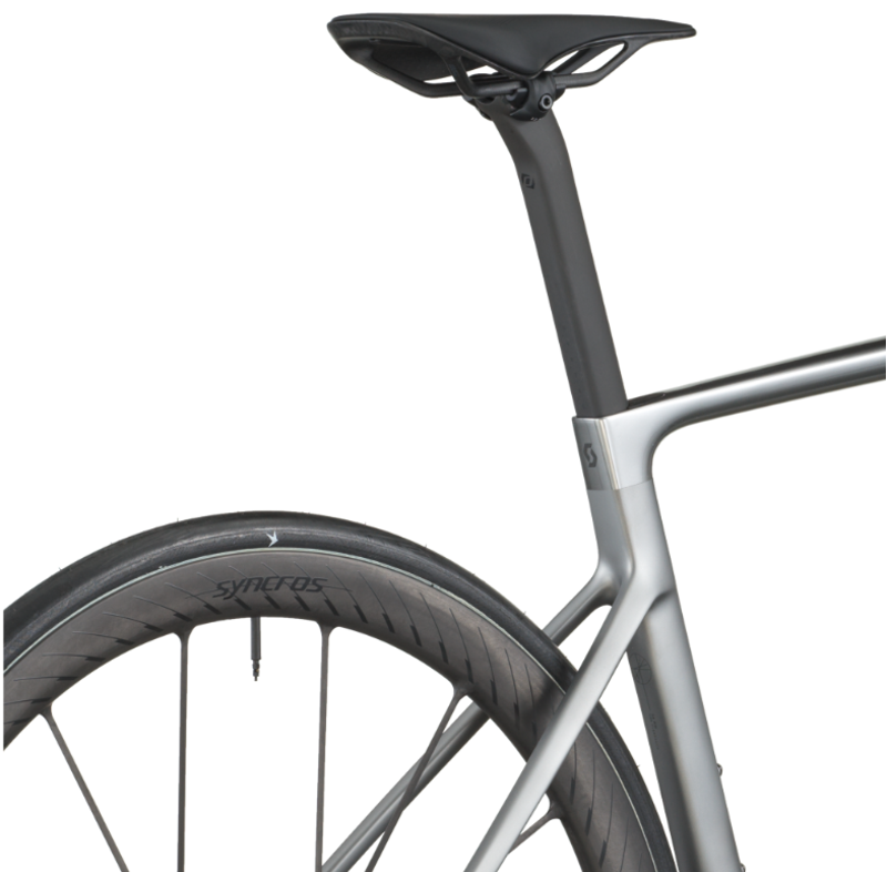 Scott Addict RC Ultimate Road Bike in Chrome Silver-5