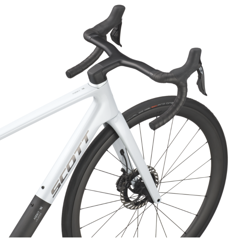 Scott Addict RC Pro Road Bike in Cumulus White/Carbon Black Size XS-2