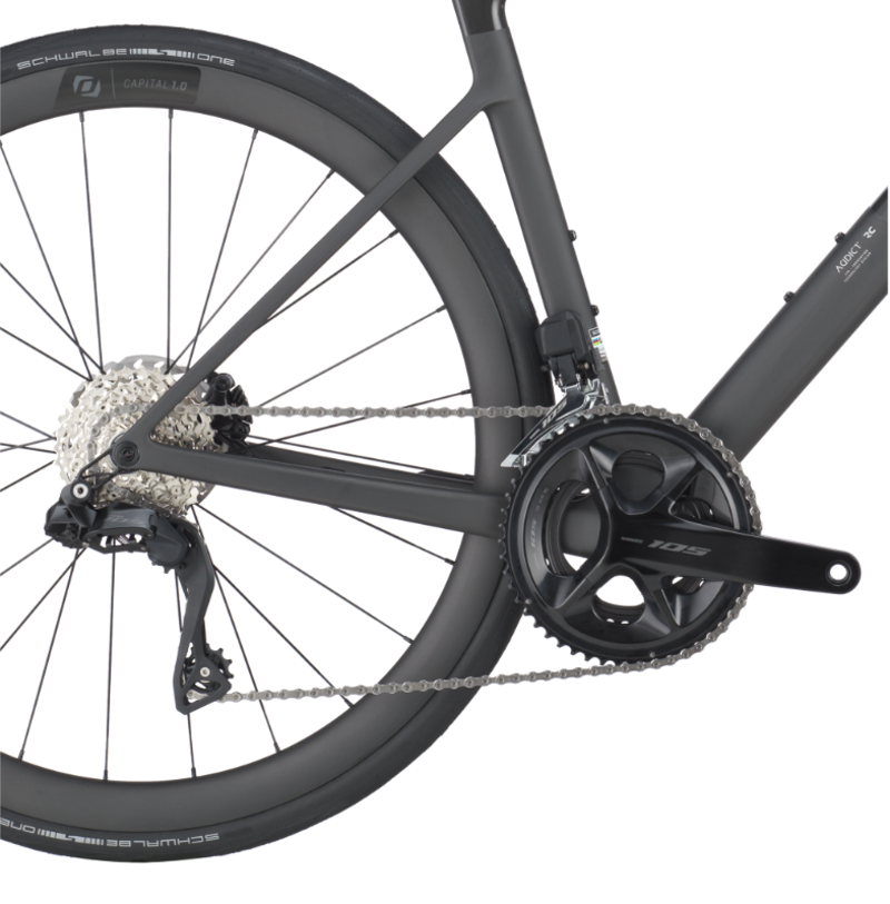 Scott Addict RC 30 Carbon Road Bike Black - 2025-4