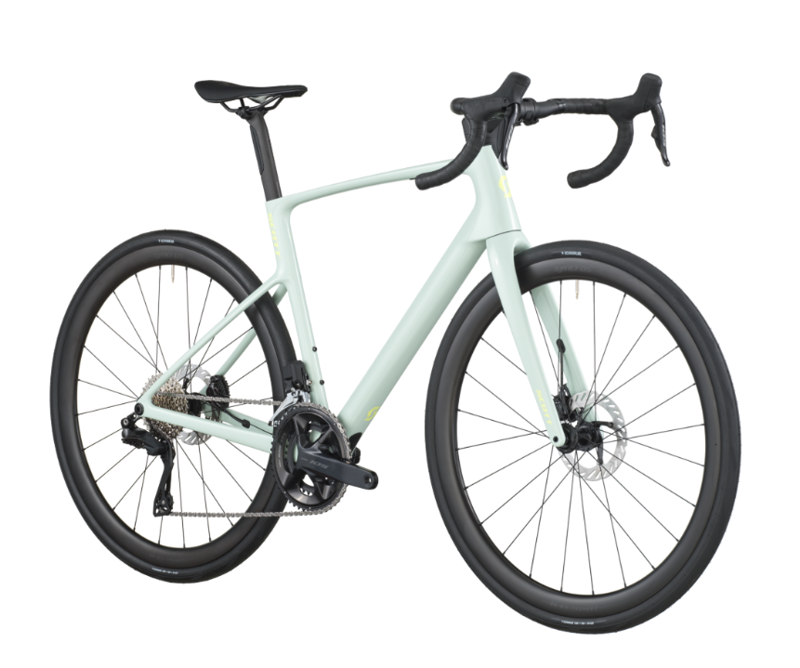 2026 Scott Addict 30 Carbon Road Bike - DI2 - Frozen Green-1