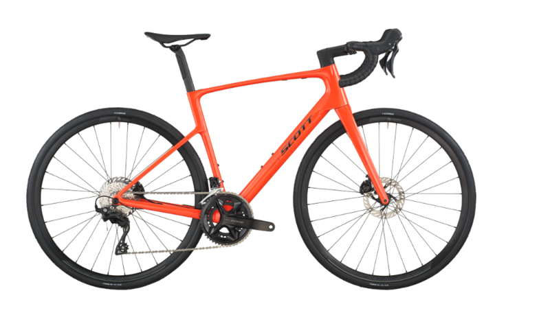 Scott Addict 50 Carbon Road Bike - Orange