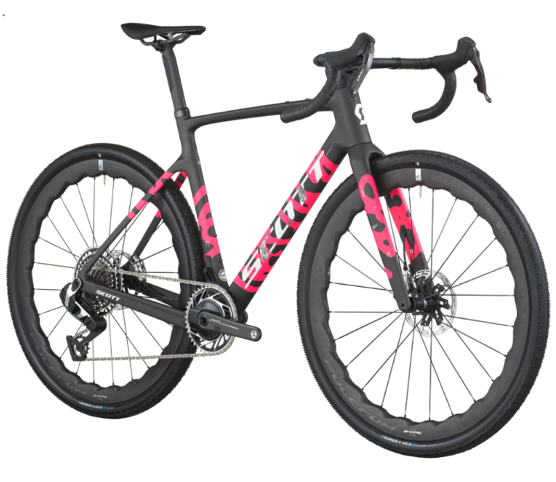 Scott Addict RC Gravel Bike in Carbon Black-1