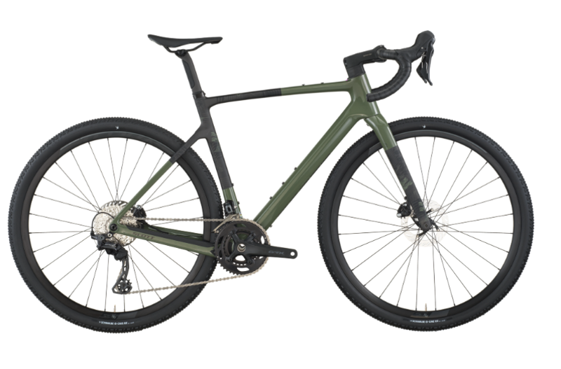 Scott Addict Gravel 40 Gravel Bike in Wenge Green