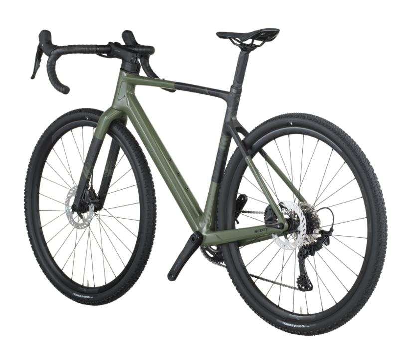Scott Addict Gravel 40 Gravel Bike in Wenge Green-2
