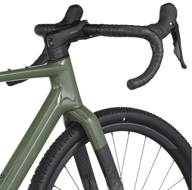 Scott Addict Gravel 40 Gravel Bike in Wenge Green-4