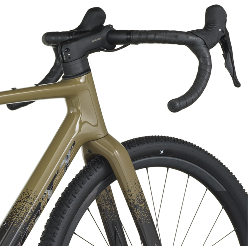 Scott Addict Gravel 40 Gravel Bike in Kaki Green/Carbon Black-4