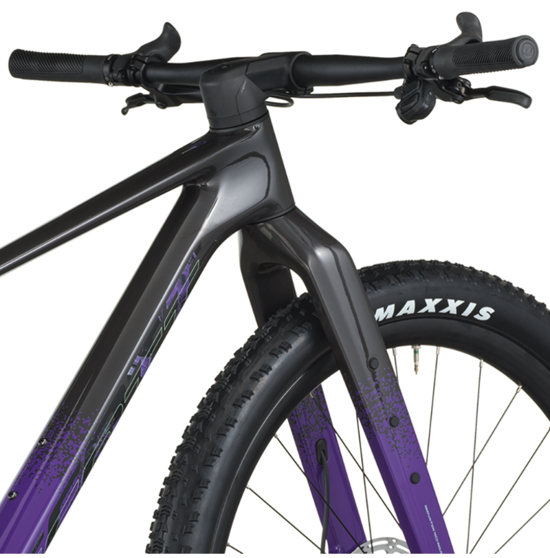 Scott Scale 10 Gravel Bike in Carbon Black/Indigo Purple-3