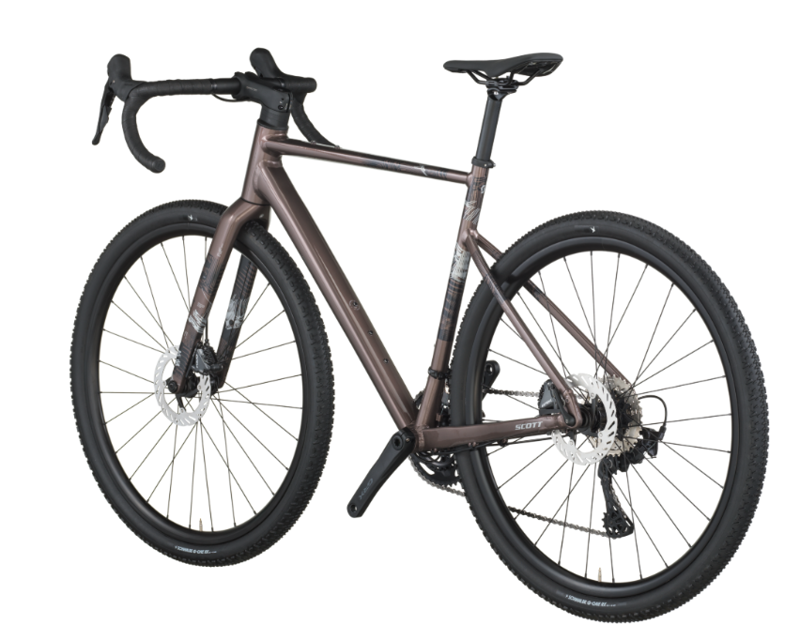 Scott Speedster Team Gravel Bike in Plum Grey-2