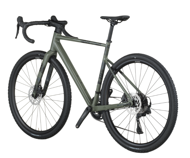 Bike Speedster 20 Gravel Bike in Wenge Green-2