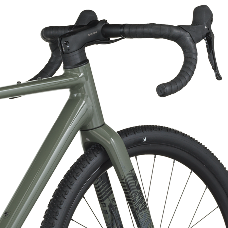 Bike Speedster 20 Gravel Bike in Wenge Green-4
