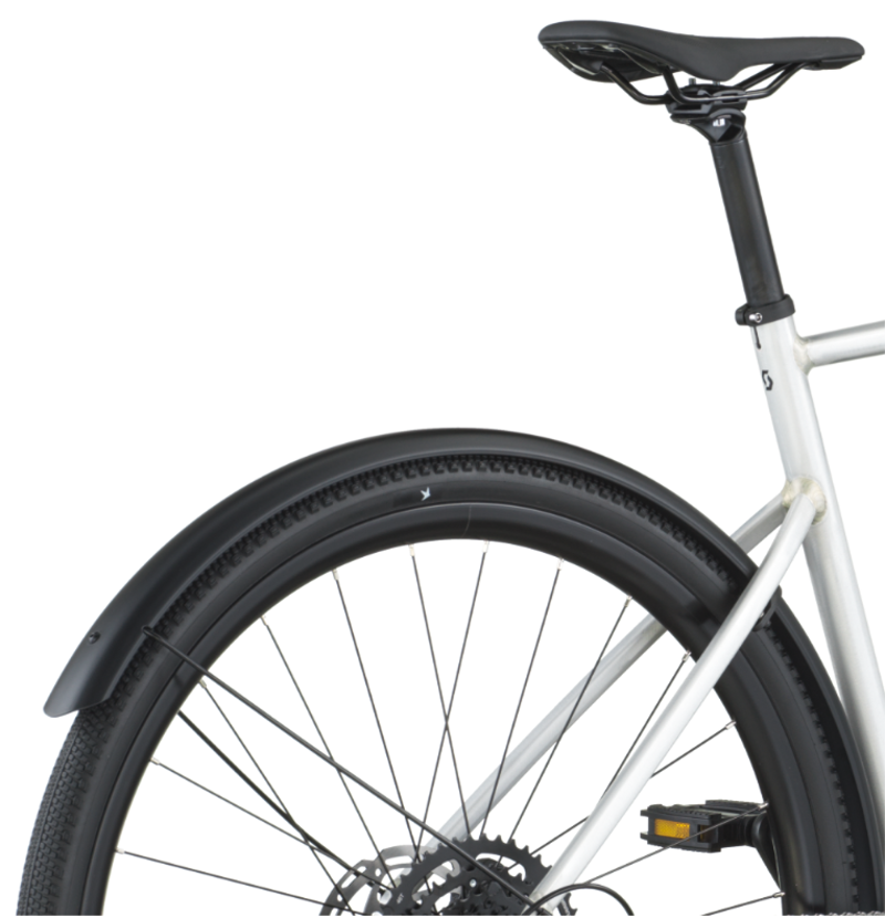 Scott Bike Metrix 30 EQ Hybrid Bike in Alloy Silver/Wenge Green-5