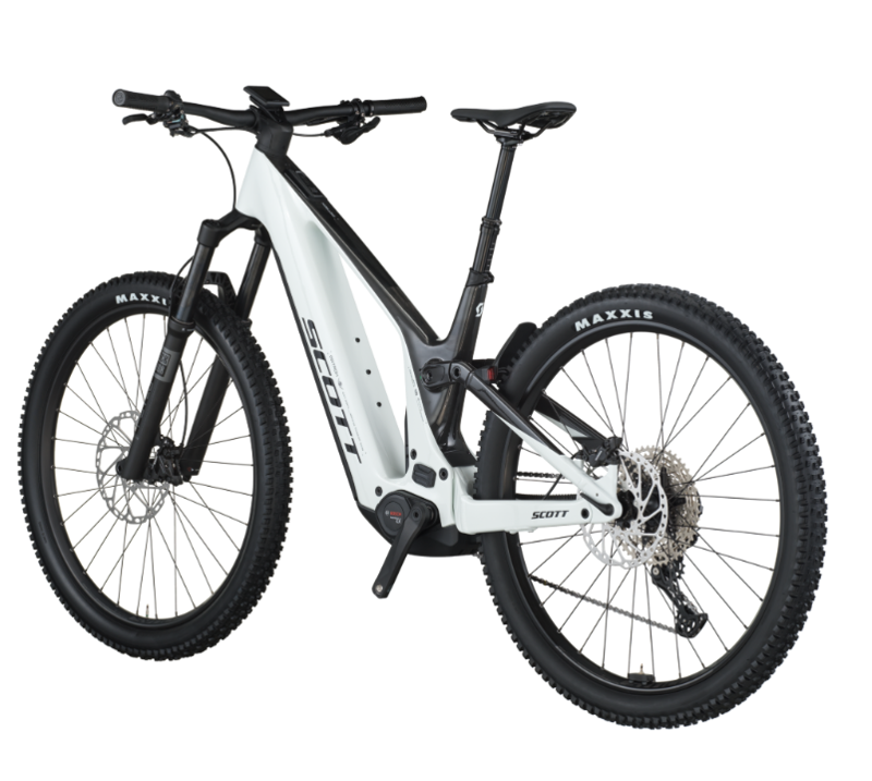 Scott Patron 920 eMountain Bike in Carbon Black/Pastel White-2