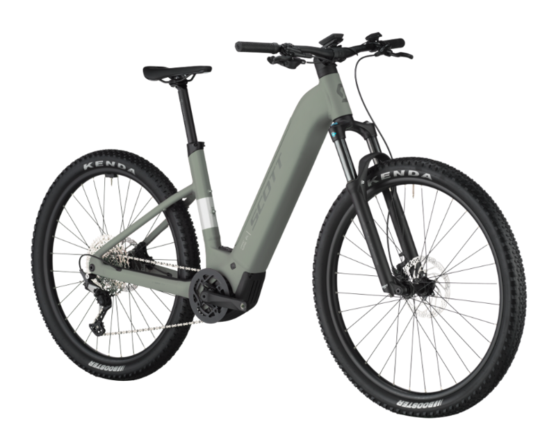 Scott Aspect eRIDE 900 Wave E-MTB in Highland Green-1