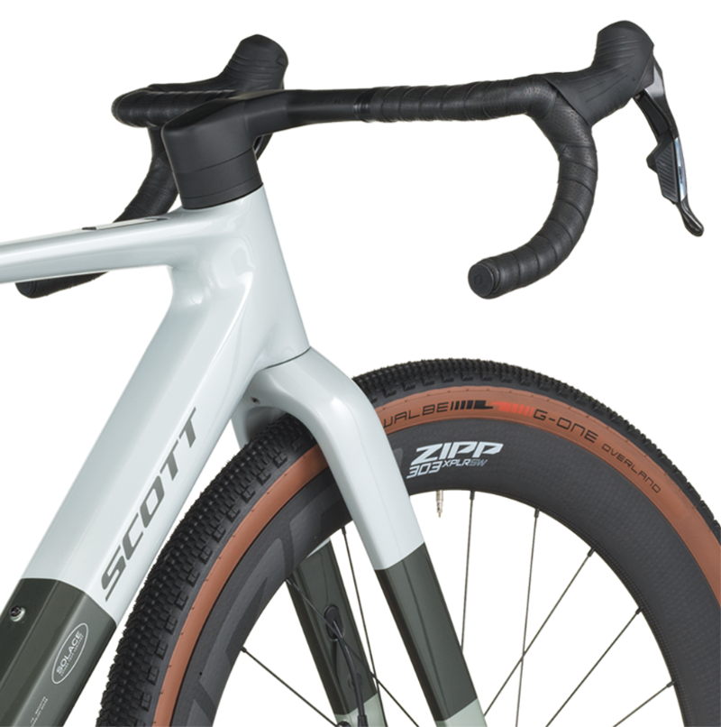 Scott Solace 10 eGravel Bike in Pale Green/Beluga Grey-3