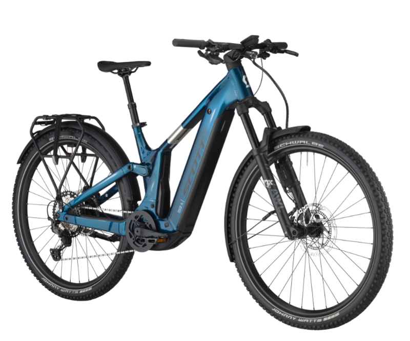 Scott Axis FS 10 E-Bike in Martin Green-1
