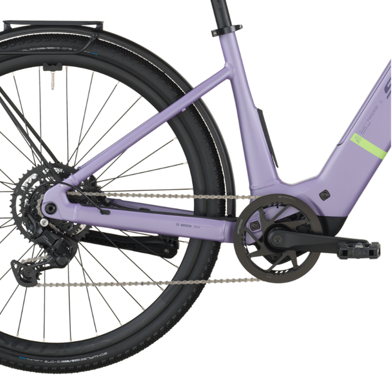 Scott Passage 20 Wave eHybrid Bike in Lila Purple-3