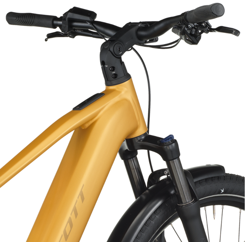 Scott Sub Sport 10 eHybrid Bike in Colorado Gold-3