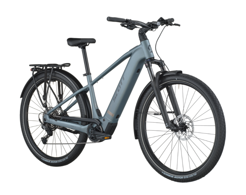 Scott Sub Sport 20 eHybrid Bike in Hematite Blue-1