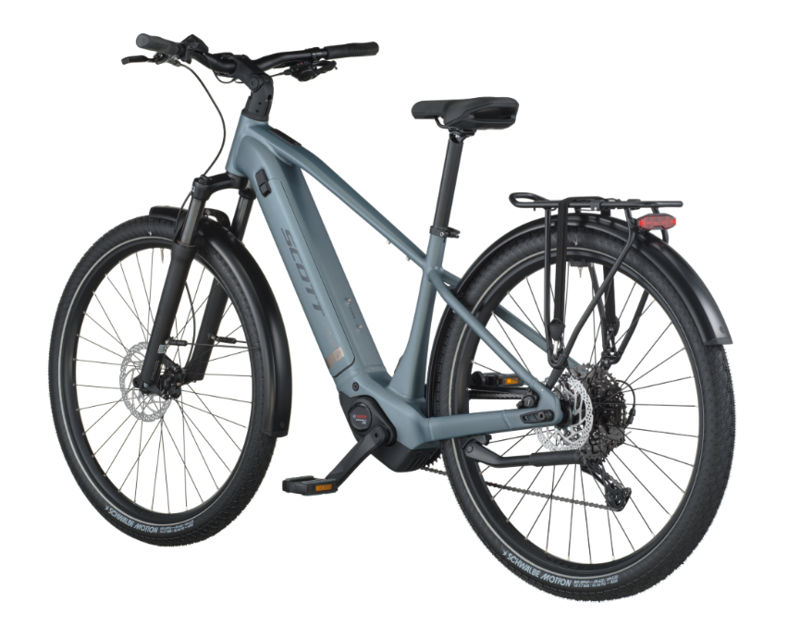 Scott Sub Sport 20 eHybrid Bike in Hematite Blue-2