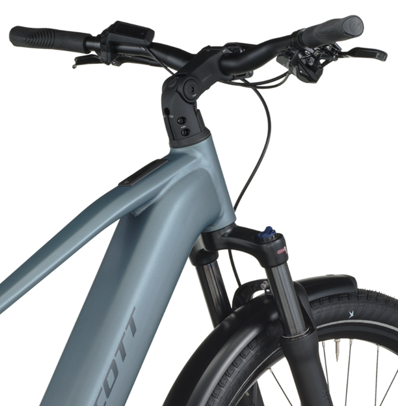 Scott Sub Sport 20 eHybrid Bike in Hematite Blue-3