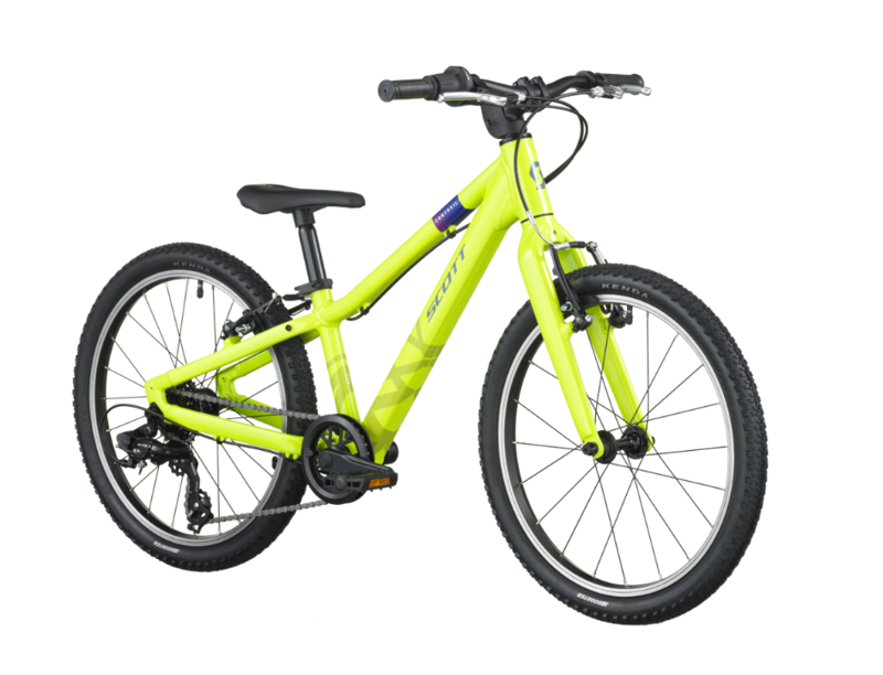 Scott Contrail 200 Kids Bike In Sulphur Green-1