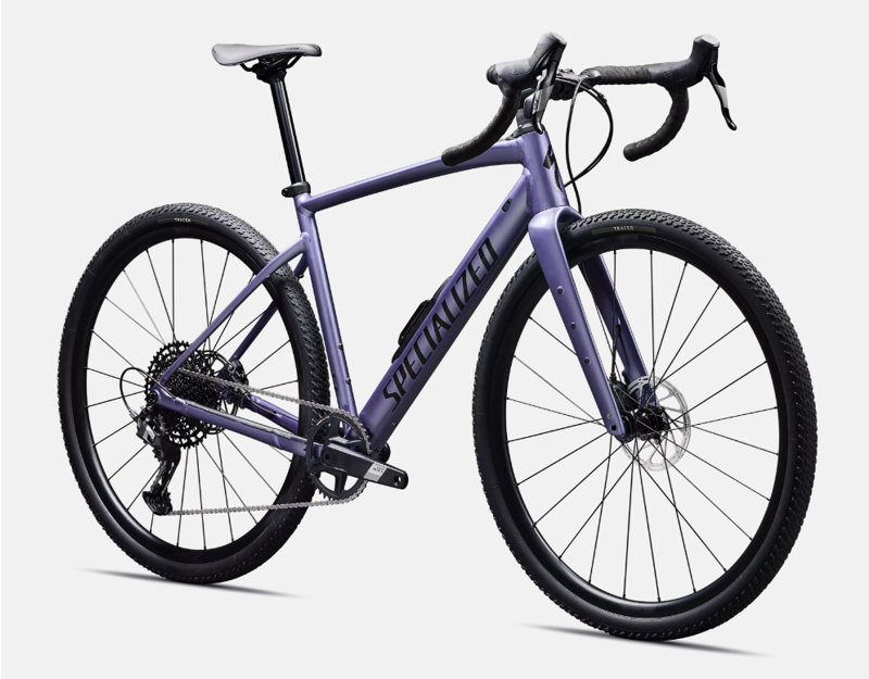 Specialized Diverge E5 Comp Gloss Mauve Metallic / Obsidia Gravel Bike-1