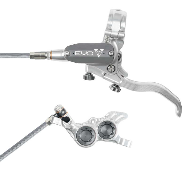 Tech 4 EVO GR4 - Silver/Smoke - Braided - No Rotor