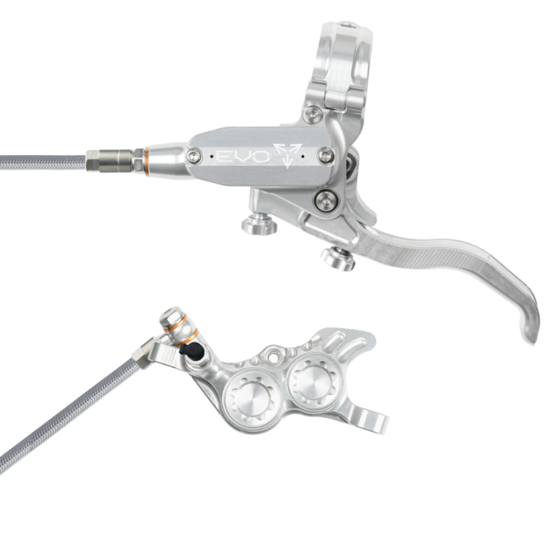 Tech 4 EVO GR4 - Silver/Silver - Braided - No Rotor