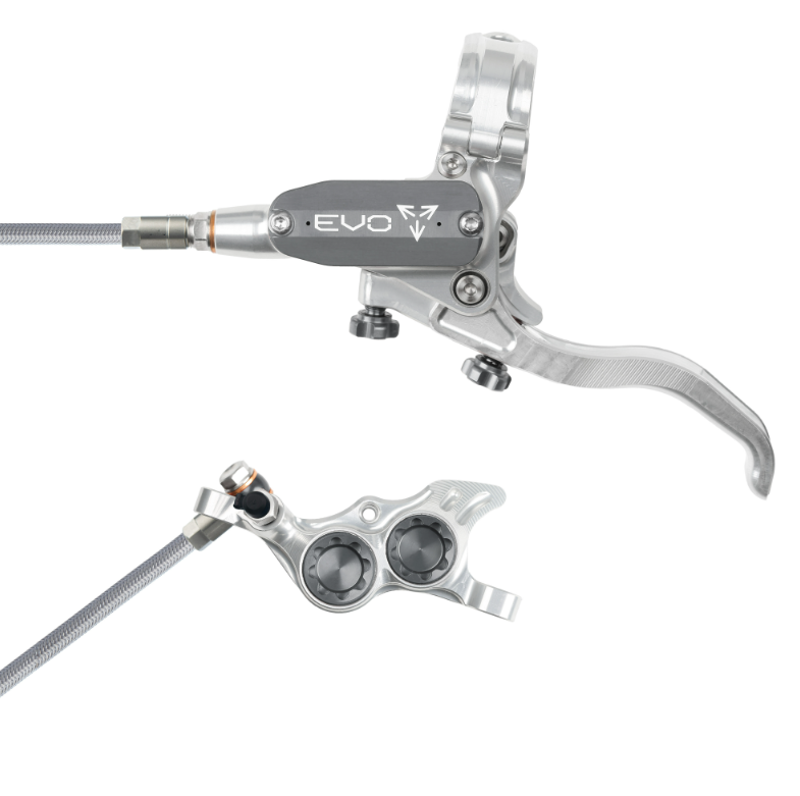 Tech 4 EVO TR4 - Silver/Smoke - Braided - No Rotor