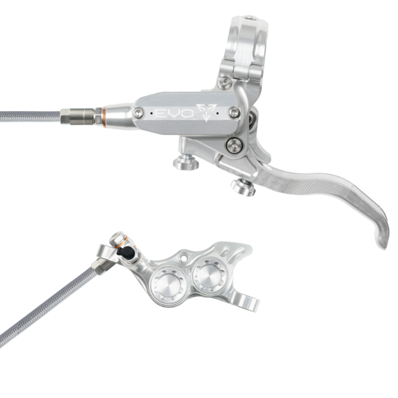 Tech 4 EVO TR4 - Silver/Silver - Braided - No Rotor