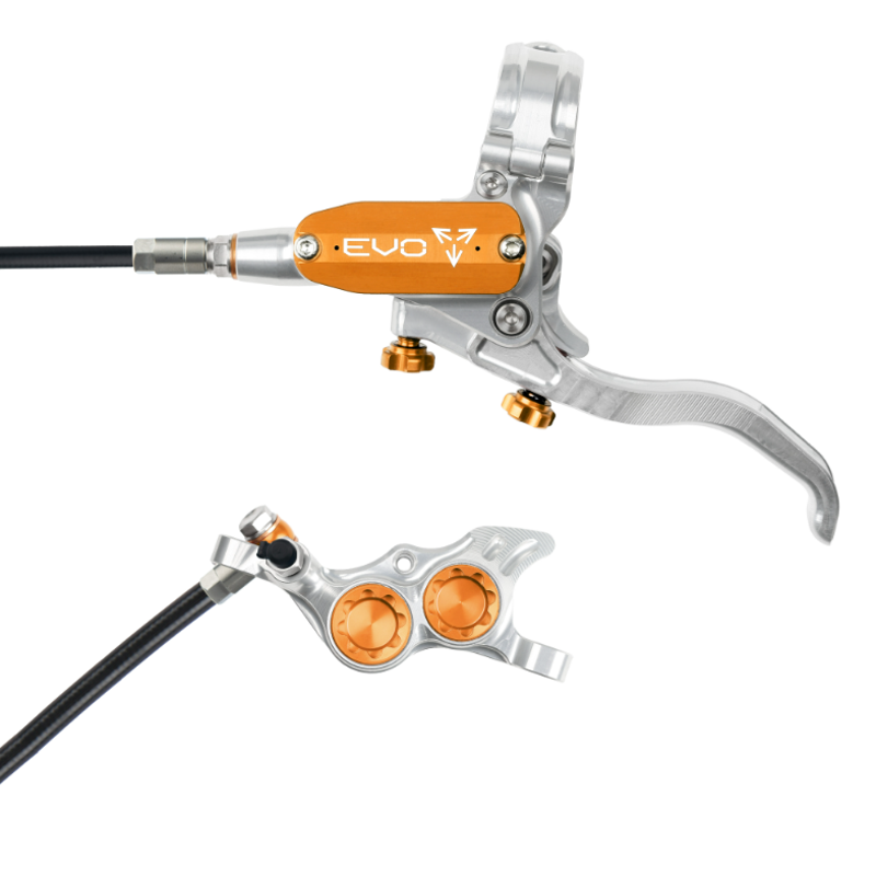 Tech 4 EVO TR4 - Silver/Orange - No Rotor