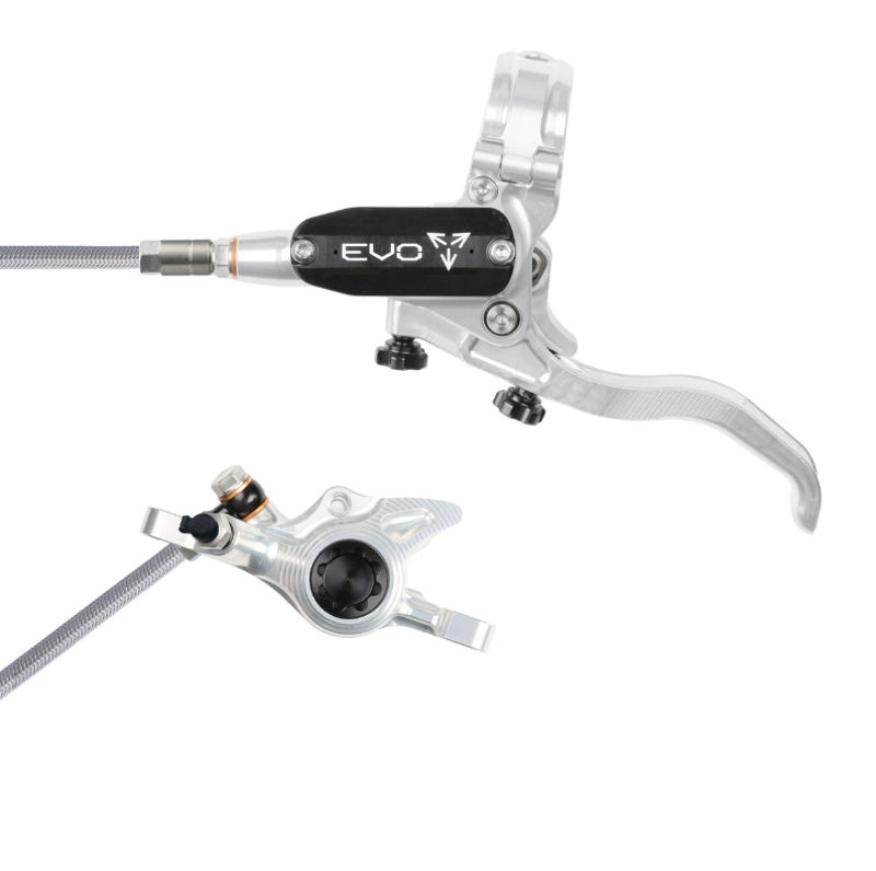 Tech 4 EVO X2 - Silver/Black - Braided - No Rotor