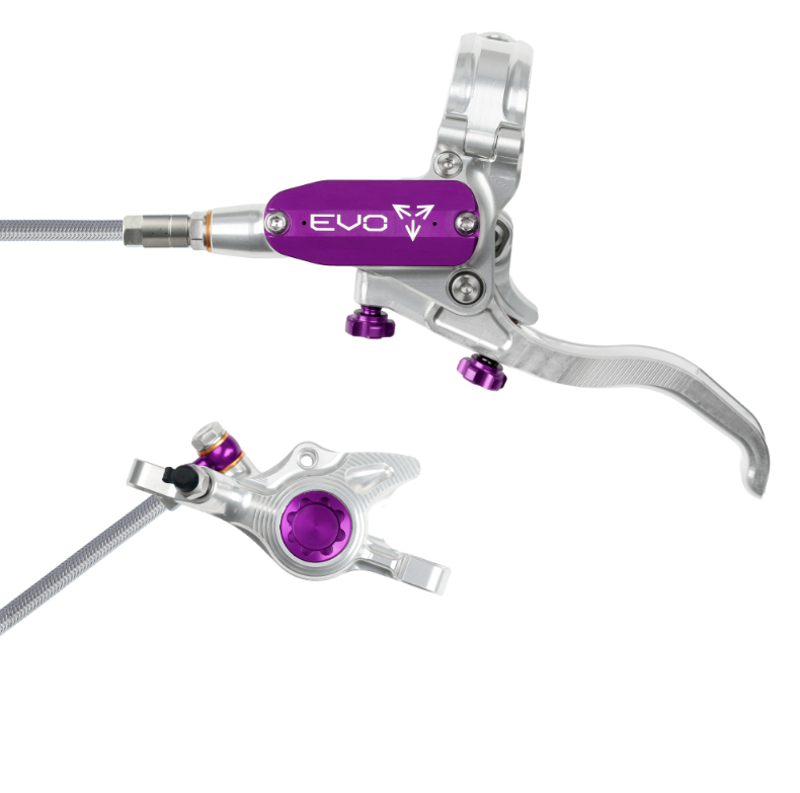 Tech 4 EVO X2 - Silver/Purple - Braided - No Rotor