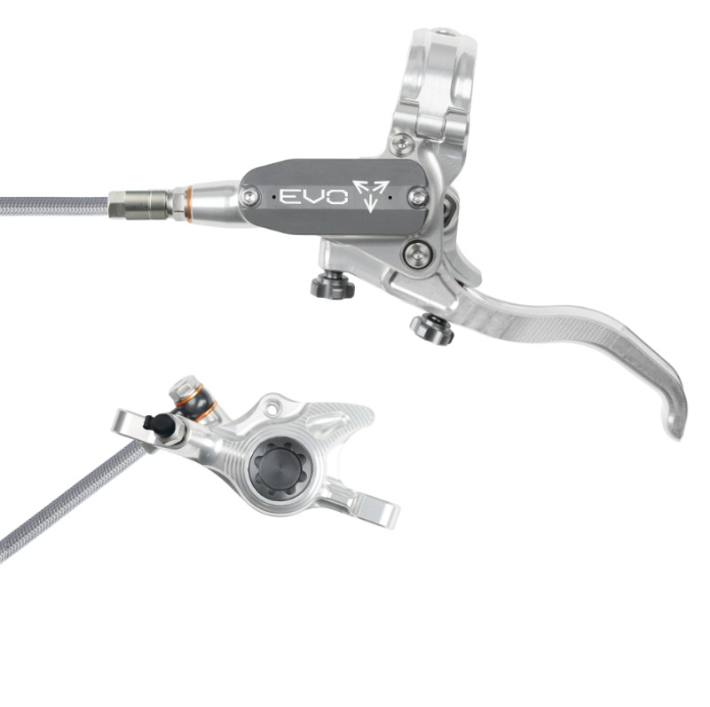 Tech 4 EVO X2 - Silver/Smoke - Braided - No Rotor