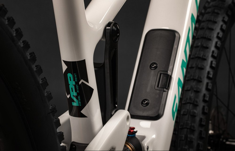 Santa Cruz Tallboy Carbon C - GX AXS Carbon Mountain Bike - White-2