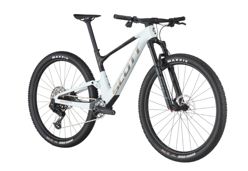  Scott Spark RC Team Mountain Bike In Cumulus White/Carbon Black-1