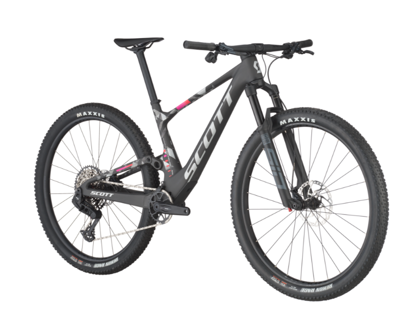Scott Spark RC Team Mountain Bike In Carbon Black-1